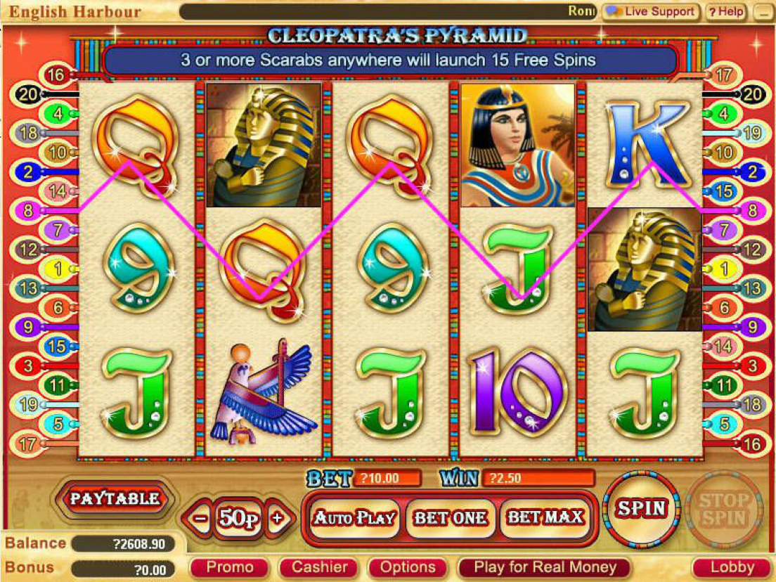cleopatra free slot machine
